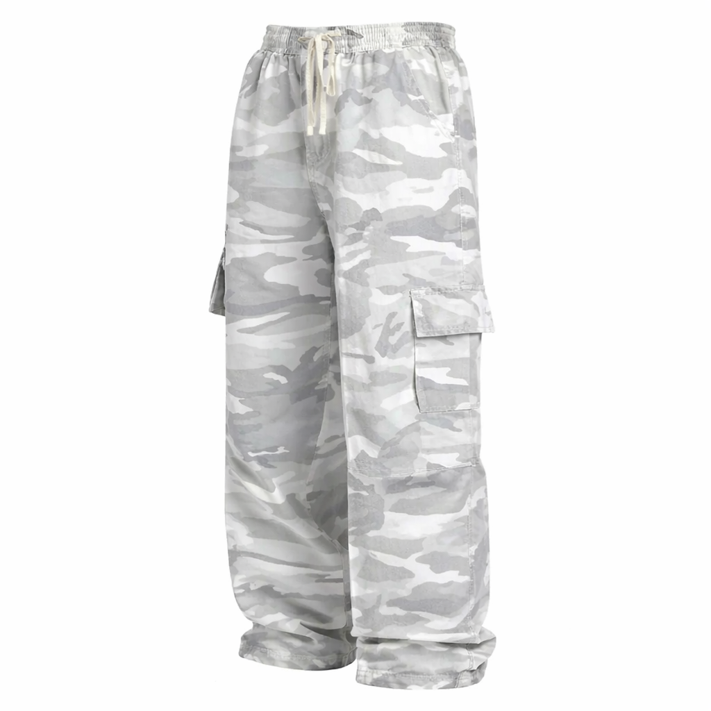 Camouflage Cargo Pants with Pockets