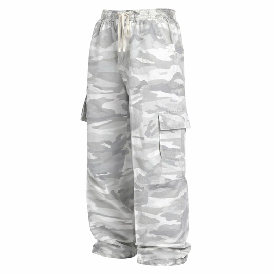 Camouflage Cargo Pants with Pockets